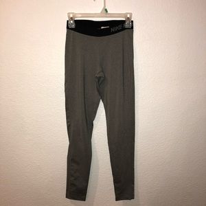 Full length gray Nike pro leggings